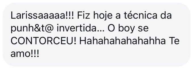 Depoimento de aluna