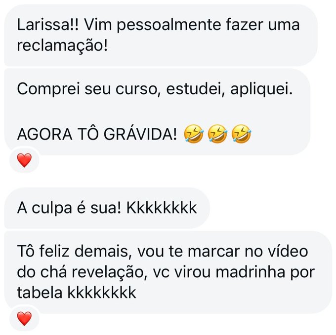 Depoimento de aluna