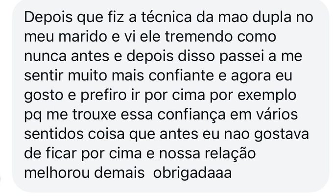 Depoimento de aluna
