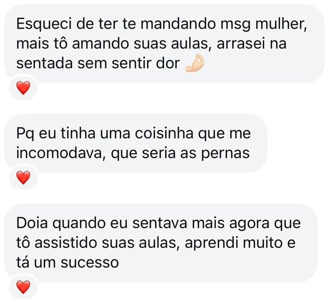 Depoimento de aluna